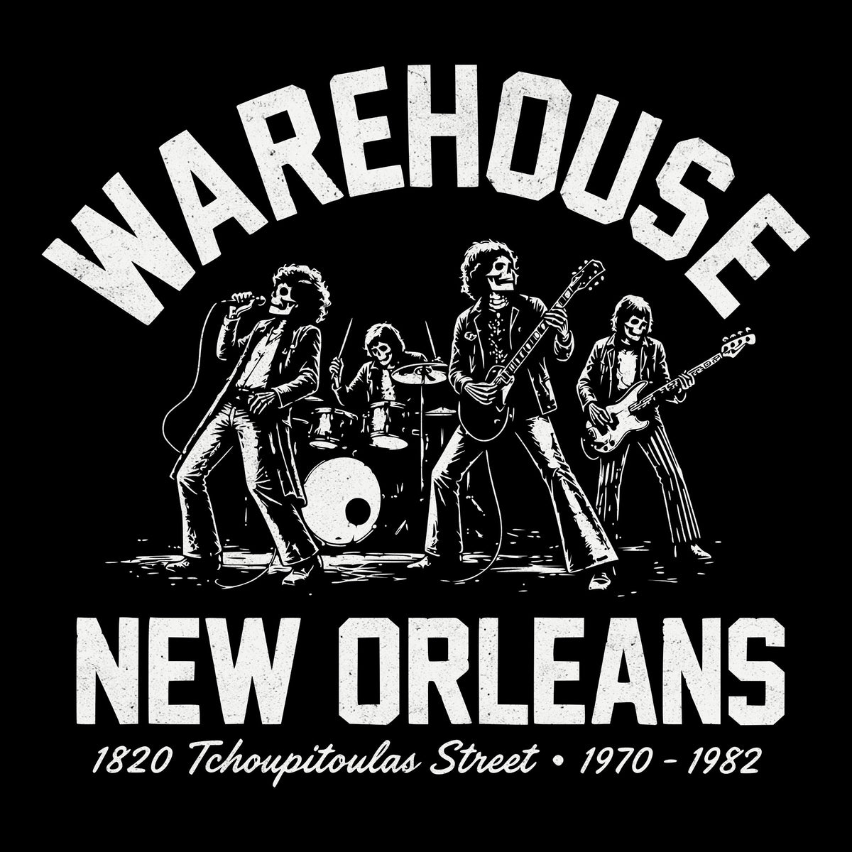 Warehouse N.O. Tee Black Design
