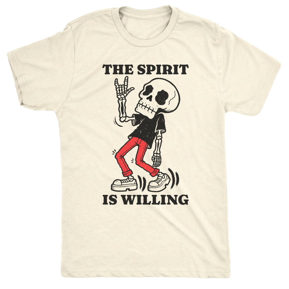 Willing Tee Natural Mockup