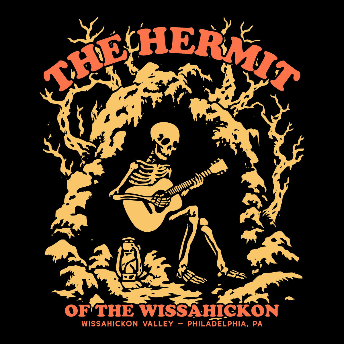 Wissahickon Tee Black Design