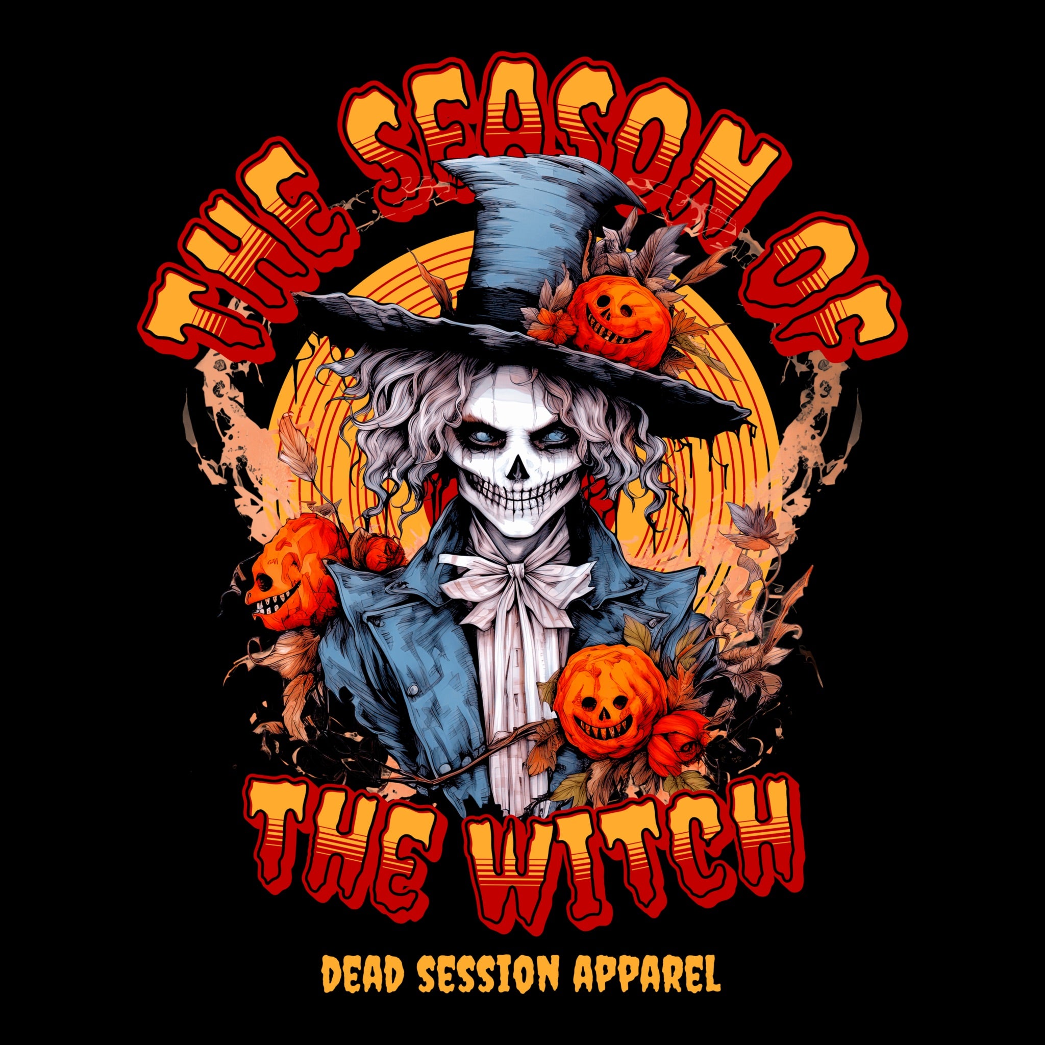 Witch Season Tee Design Black