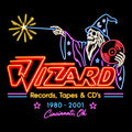Wizard Records Tee Black Design
