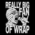 Wrap Fan Tee Black Design