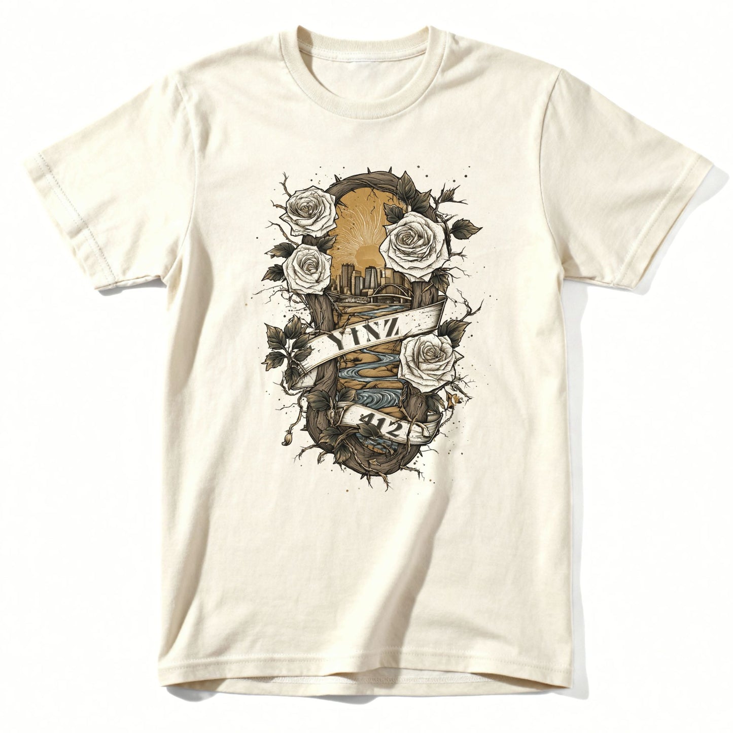 YINZ Heritage T-Shirt | Comfort Colors® 1717 Natural