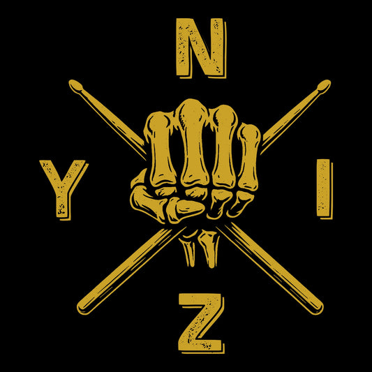 YINZ Fist Tee Design Black