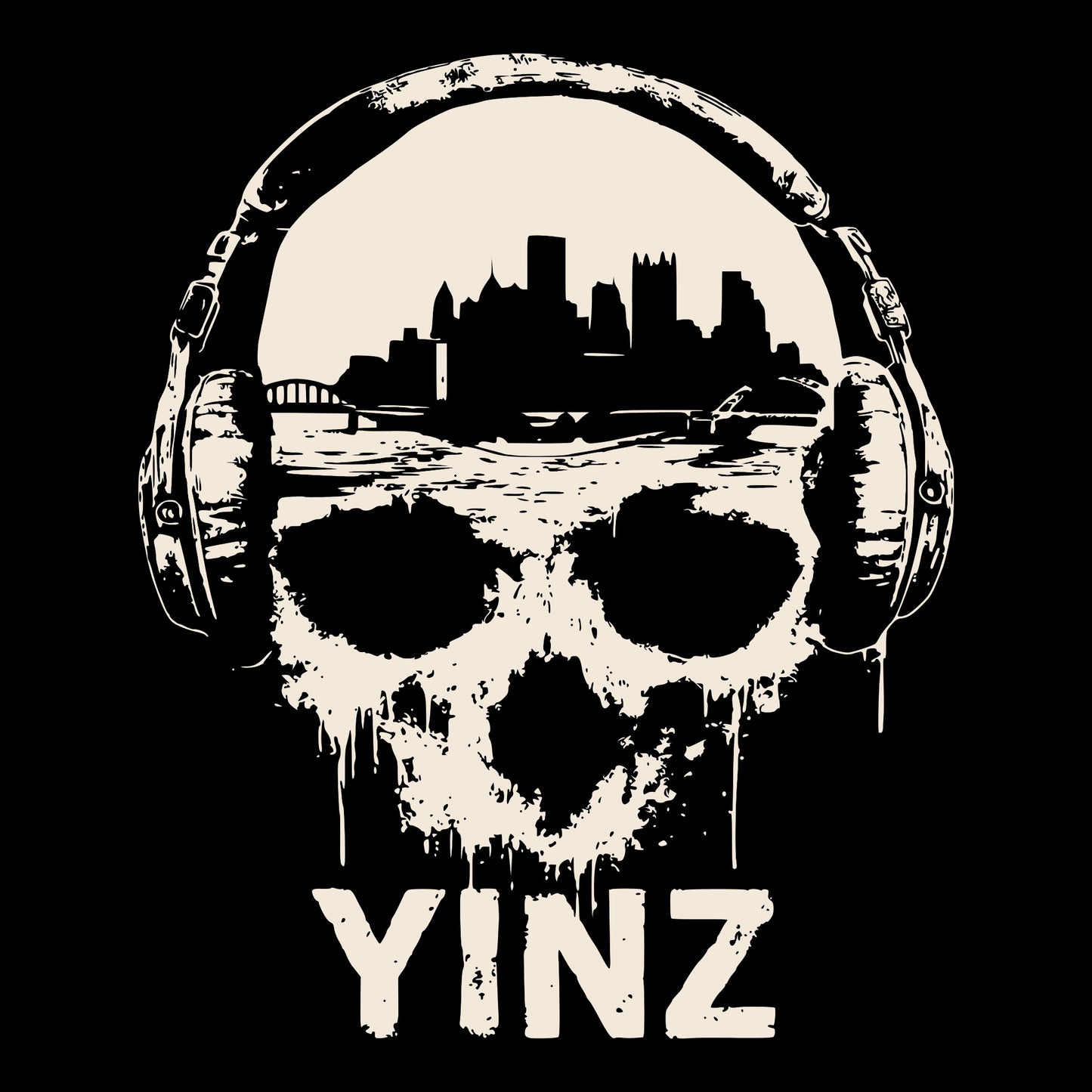 YINZ Skull Tee