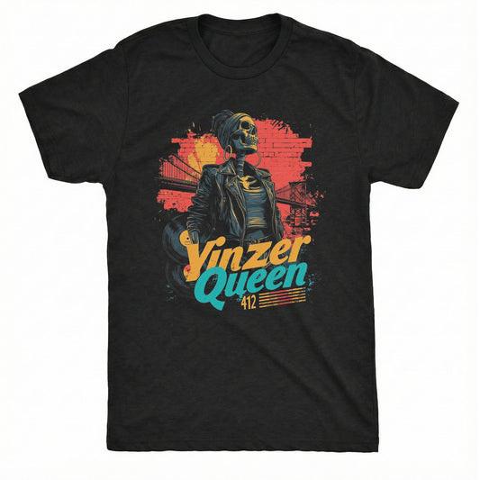 Yinzer Queen Tee | Comfort Colors® 1717 Black